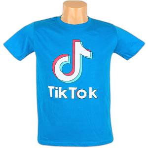 Detské tričko TikTok modré