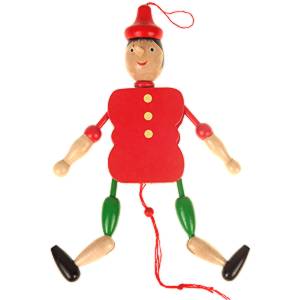 Pinocchio drevený 20cm
