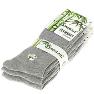 Pánske zdravotné bambusové ponožky Pesail sivé 3ks