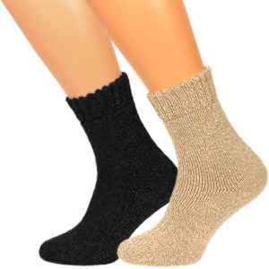 Dámske ponožky Alpaca vlnené 3páry Mix farba