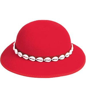 Goralský klobúk červený