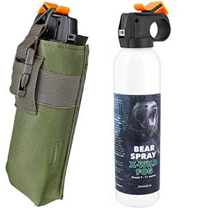 Sprej na medvede s puzdrom X-WILD Fog 300ml